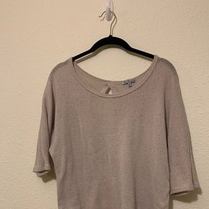 Charlotte Russe Open-Back Crop Tee